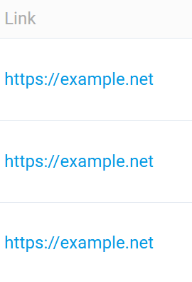 Separate destination links for the three sample image variants