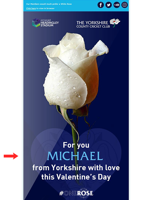 Personalized promo image