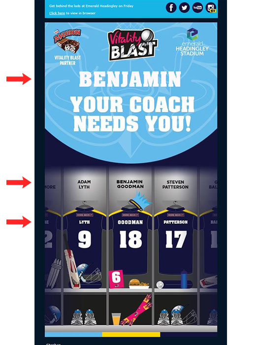 Custom branded personalized image