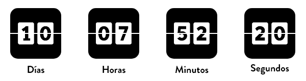 Spanish countdown timer