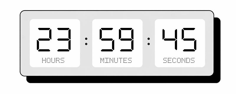 Compact timer without days