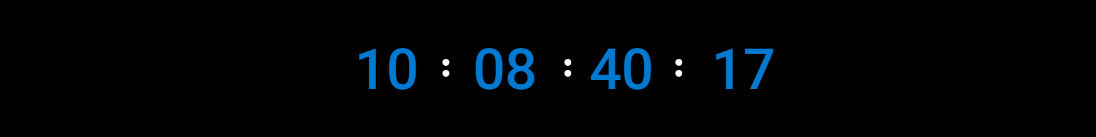 Minimal timer