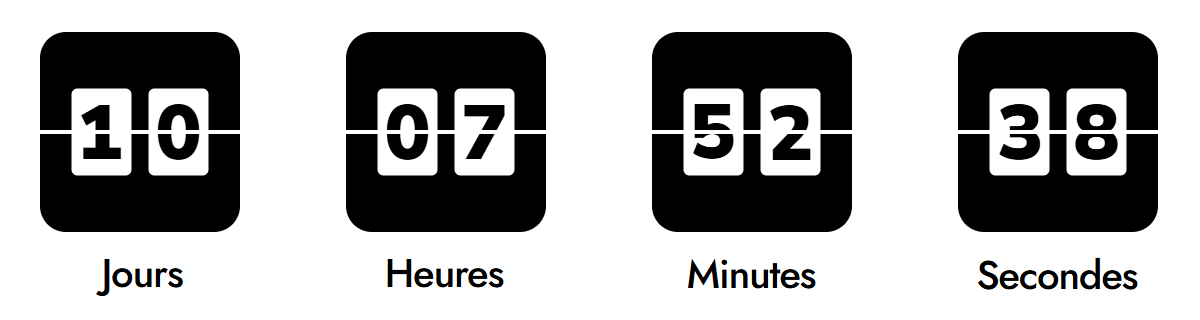 French countdown timer