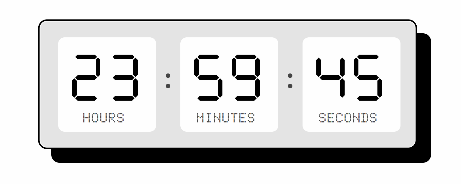 Compact timer without days